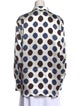 Noon By Noor Polka Dot Print Long Sleeve Button-Up Top
