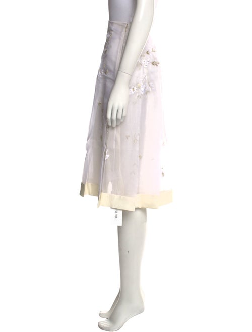 Noon By Noor Lace Pattern Knee-Length Skirt