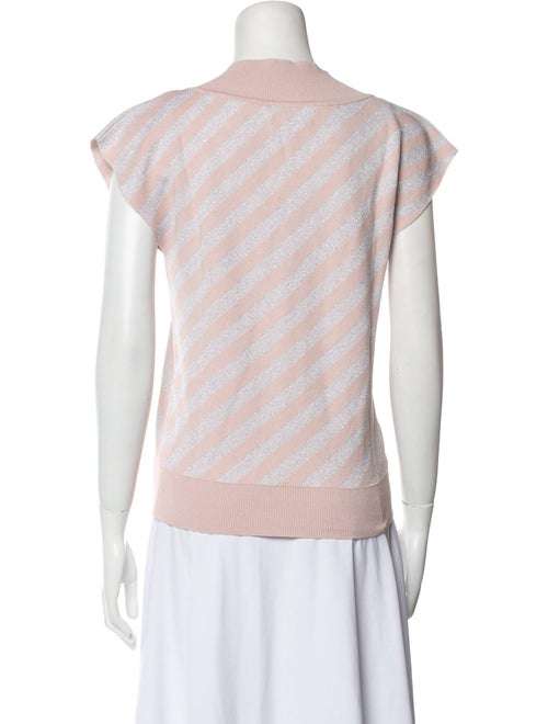 Noon By Noor Striped V-Neck Top