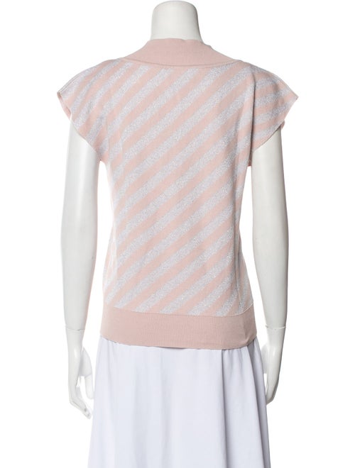 Noon By Noor Striped V-Neck Top