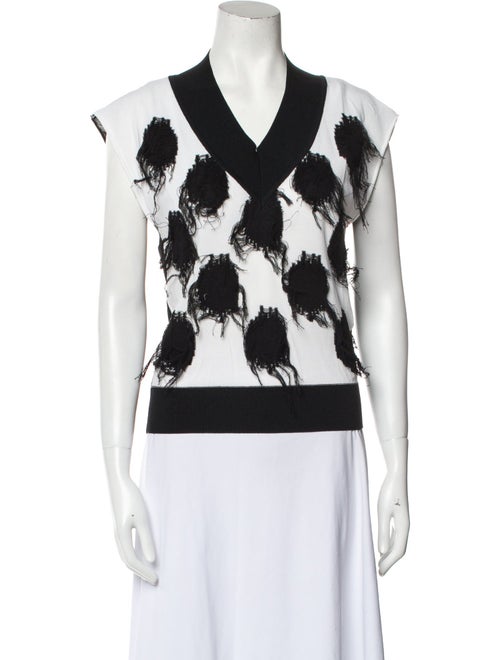 Noon By Noor Printed V-Neck Top