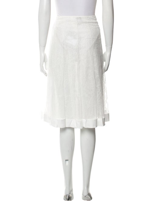 Noon By Noor Mesh Accents Knee-Length Skirt