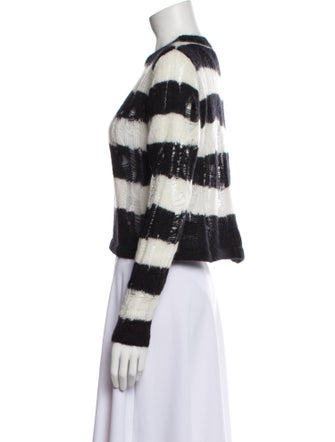 Noon By Noor Striped Crew Neck Sweater