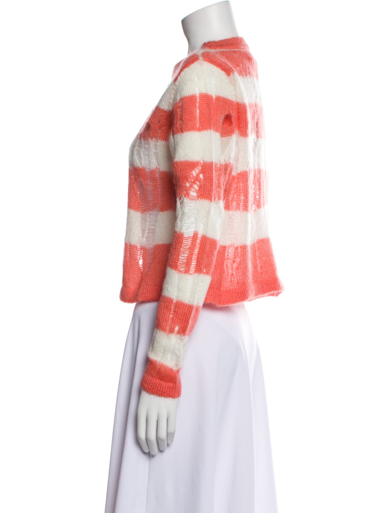 Noon By Noor Striped Crew Neck Sweater w/ Tags