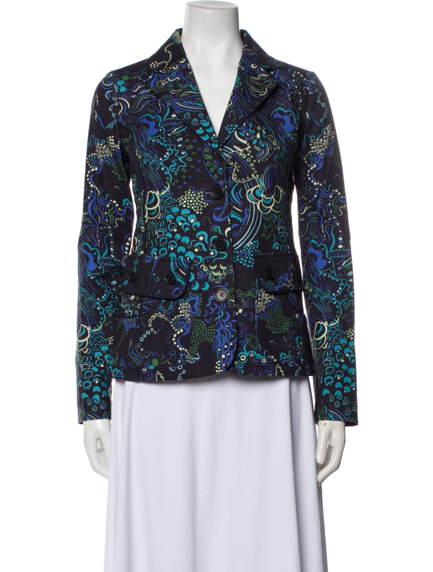 Noon By Noor Printed Blazer