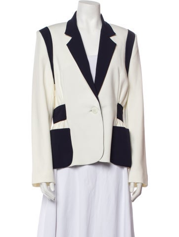 Noon By Noor Jackets Virgin Wool Colorblock Pattern Blazer US 8 | M