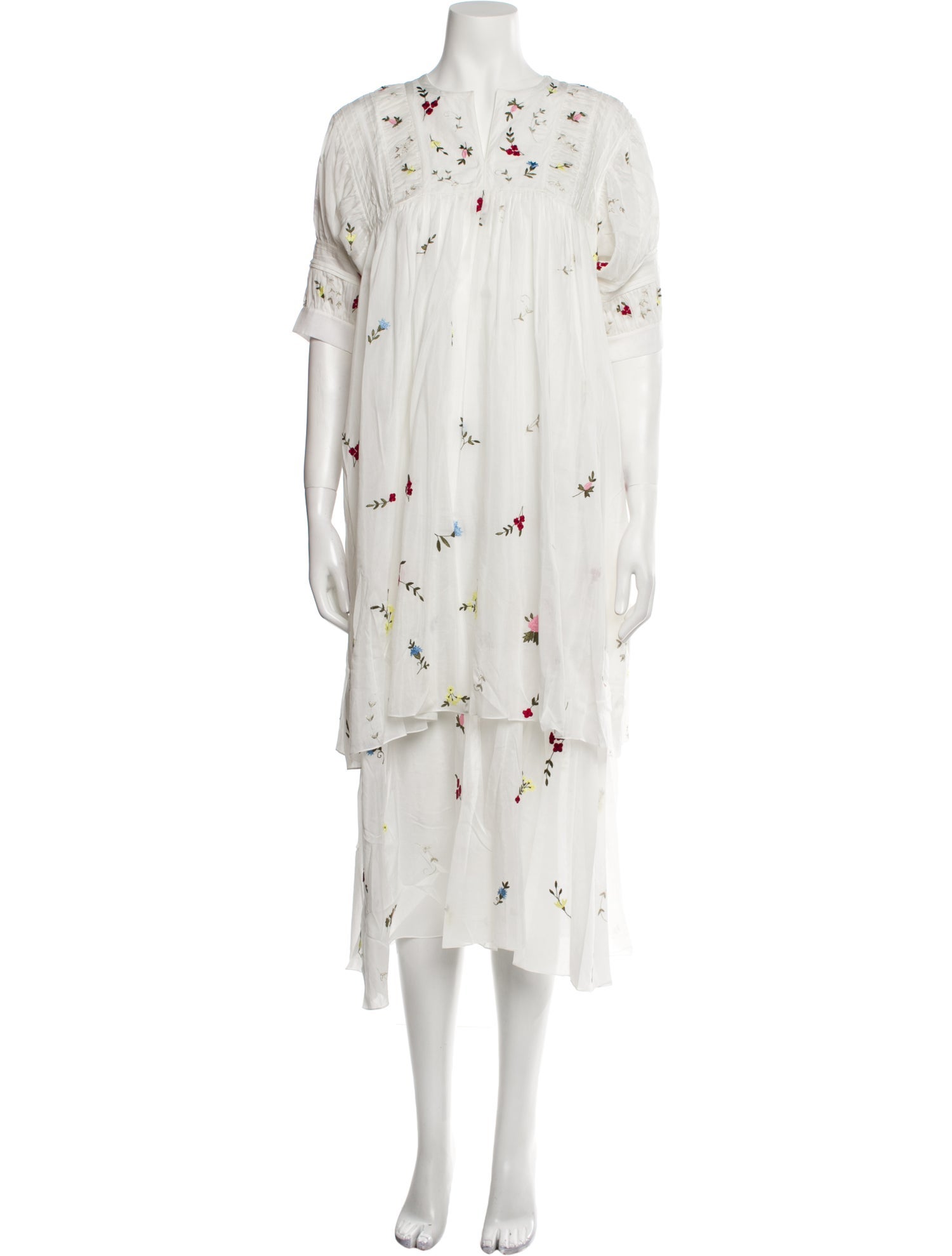 Noon By Noor Floral Print Long Dress w/ Tags