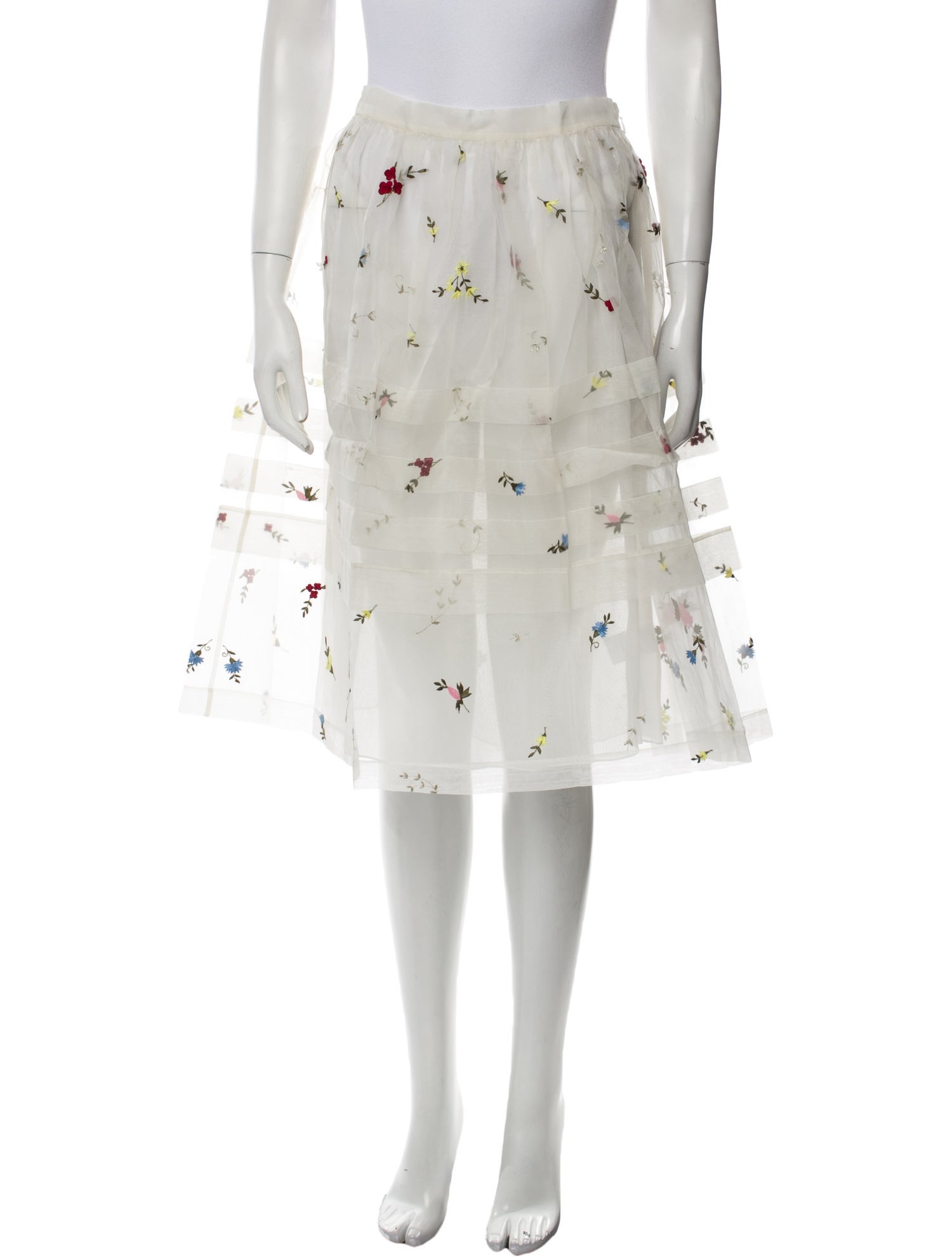 Noon By Noor Printed Knee-Length Skirt w/ Tags