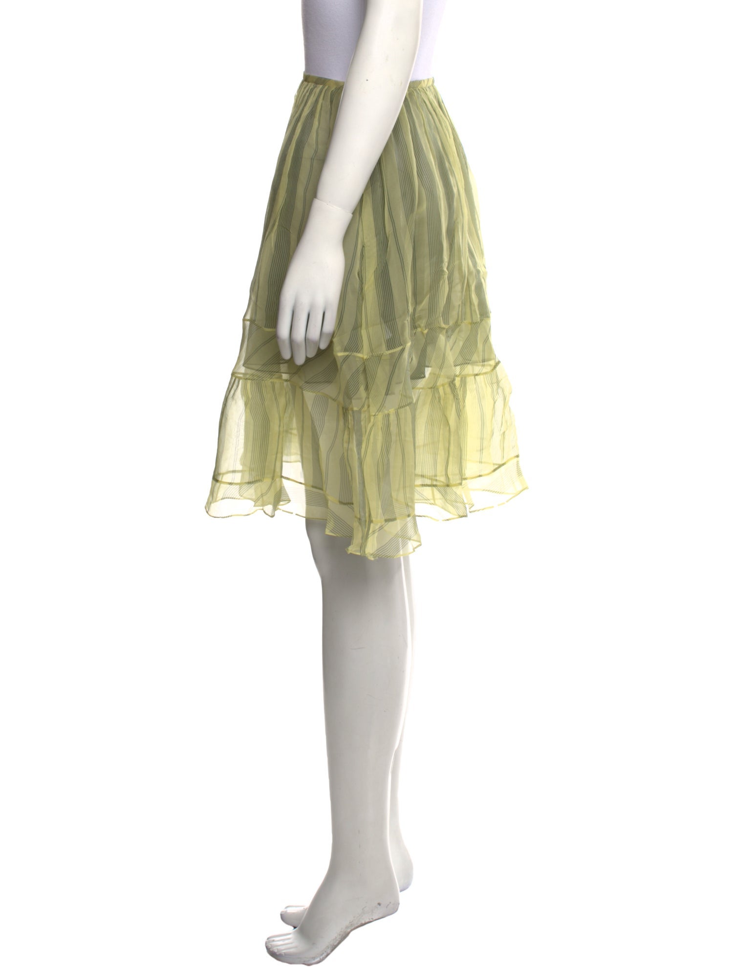 Noon By Noor Silk Knee-Length Skirt w/ Tags