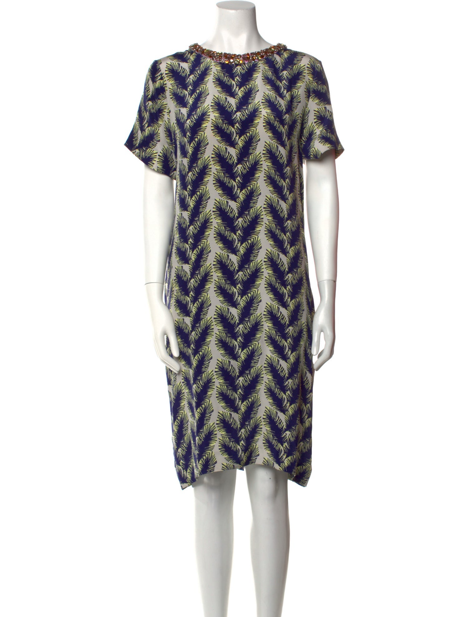 Noon By Noor Silk Knee-Length Dress