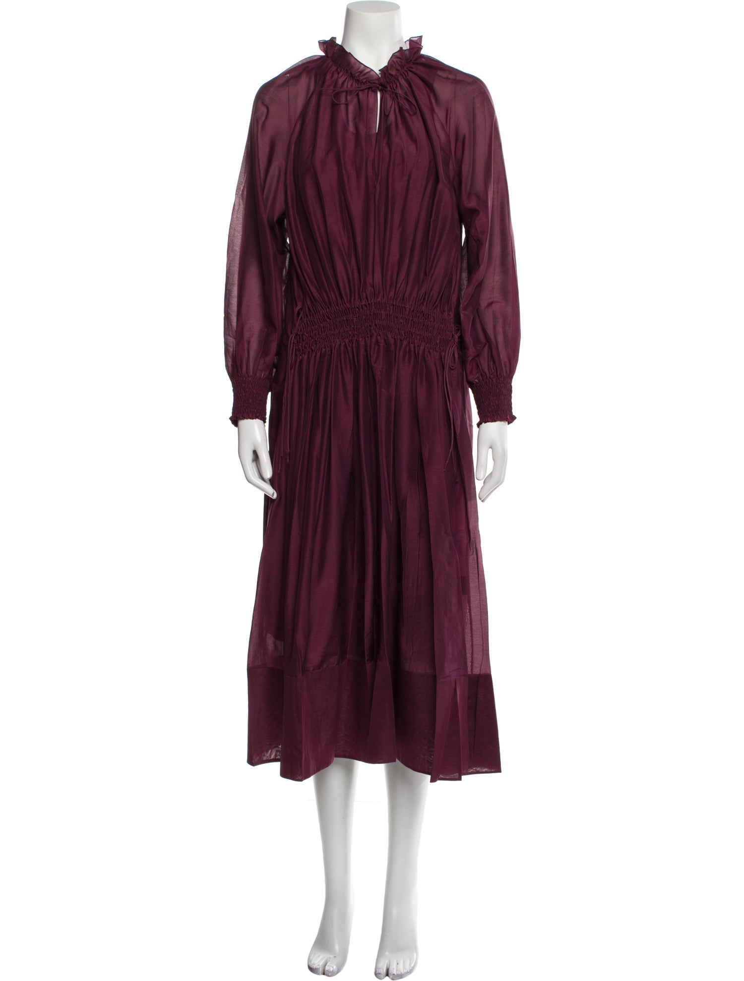 Noon By Noor Tie Neck Long Dress w/ Tags