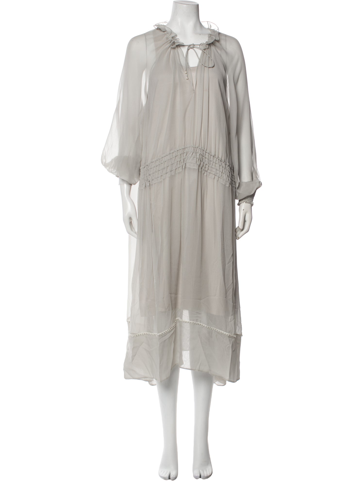 Noon By Noor Silk Midi Length Dress w/ Tags