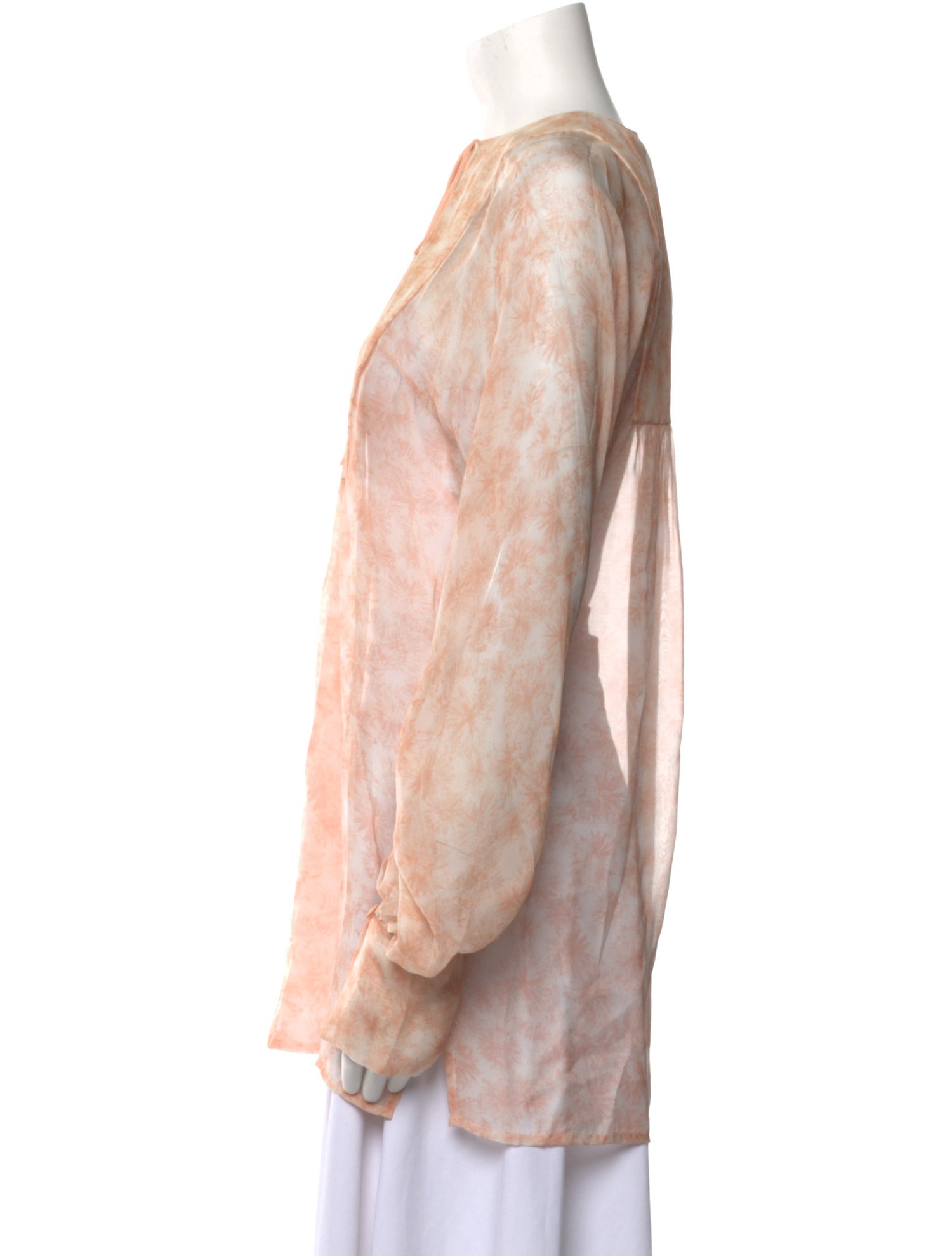 Noon By Noor Tie-Dye Print Crew Neck Tunic