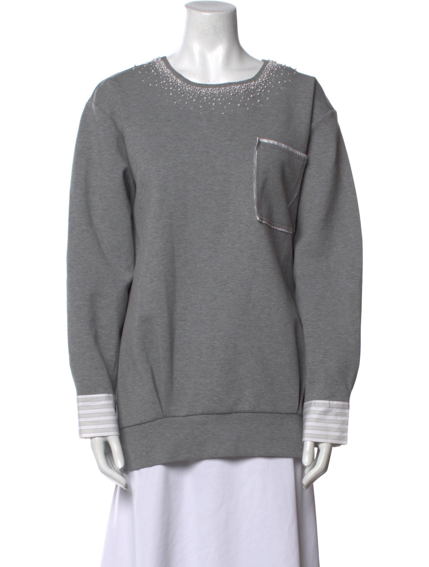 Noon By Noor Crew Neck Long Sleeve Sweatshirt