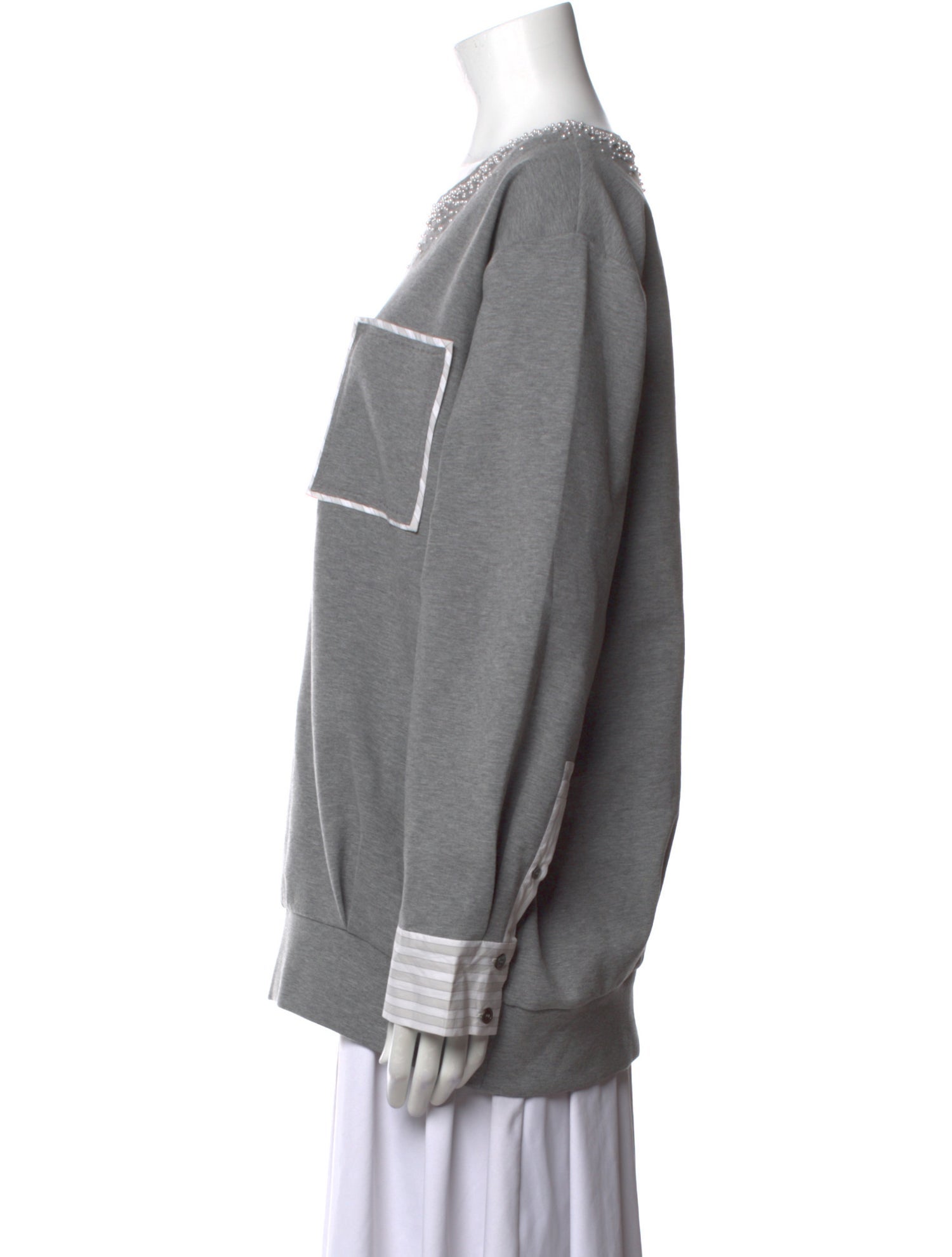 Noon By Noor Crew Neck Long Sleeve Sweatshirt