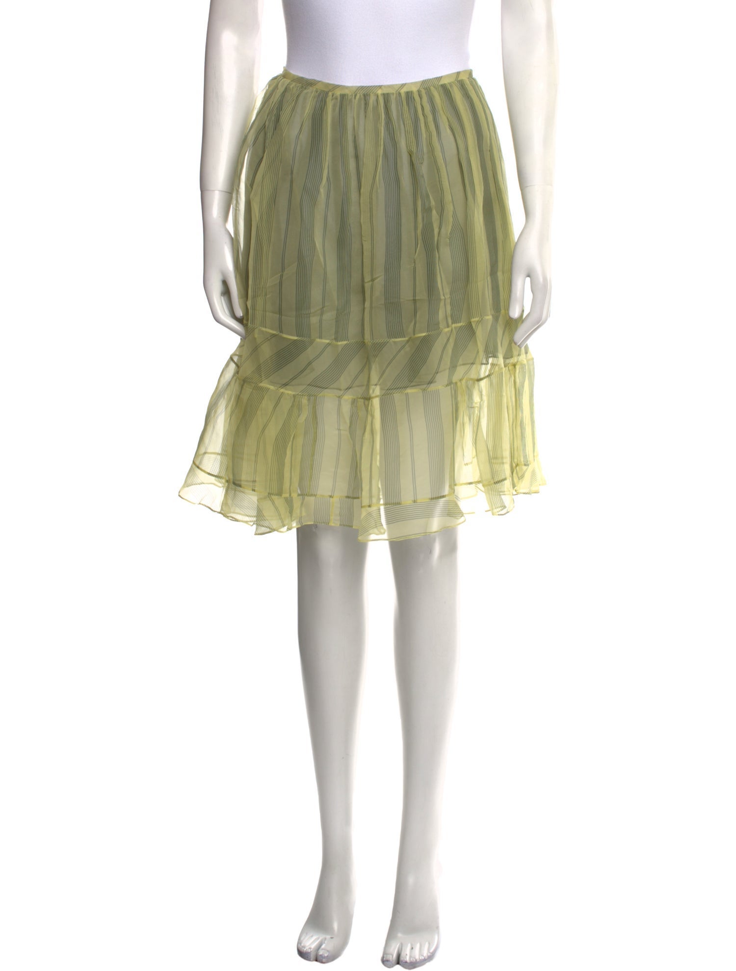 Noon By Noor Silk Knee-Length Skirt w/ Tags