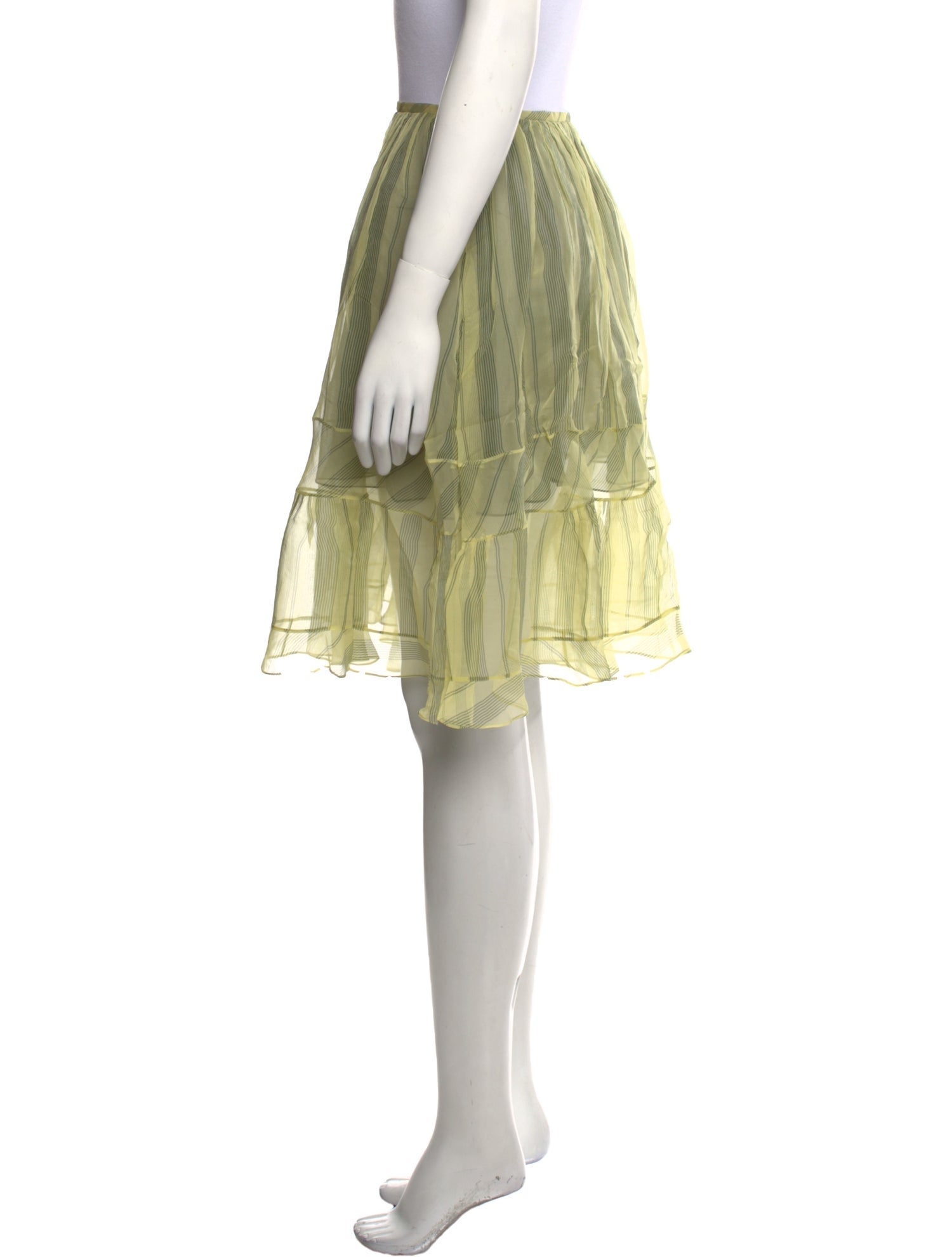 Noon By Noor Silk Knee-Length Skirt w/ Tags