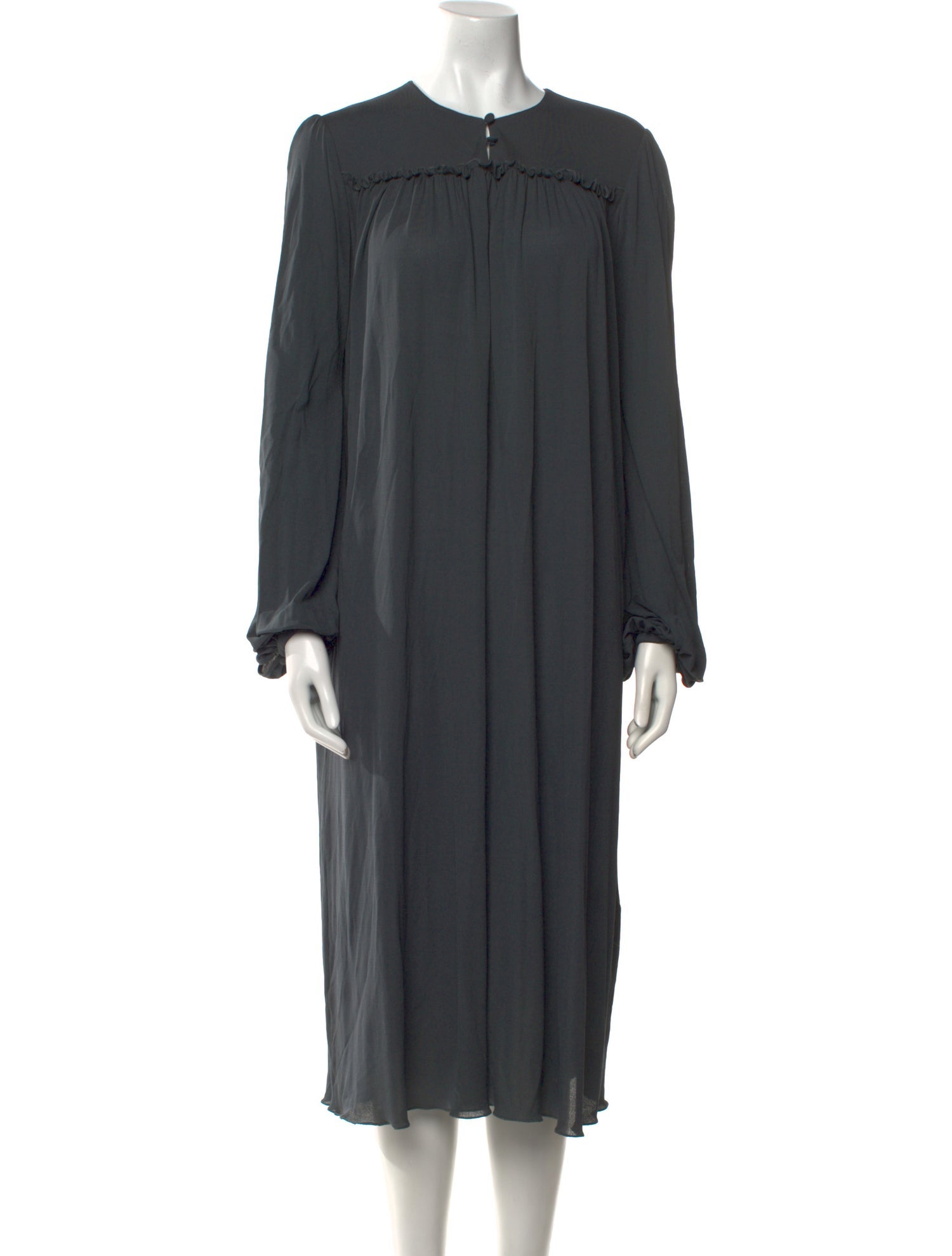 Noon By Noor Crew Neck Midi Length Dress