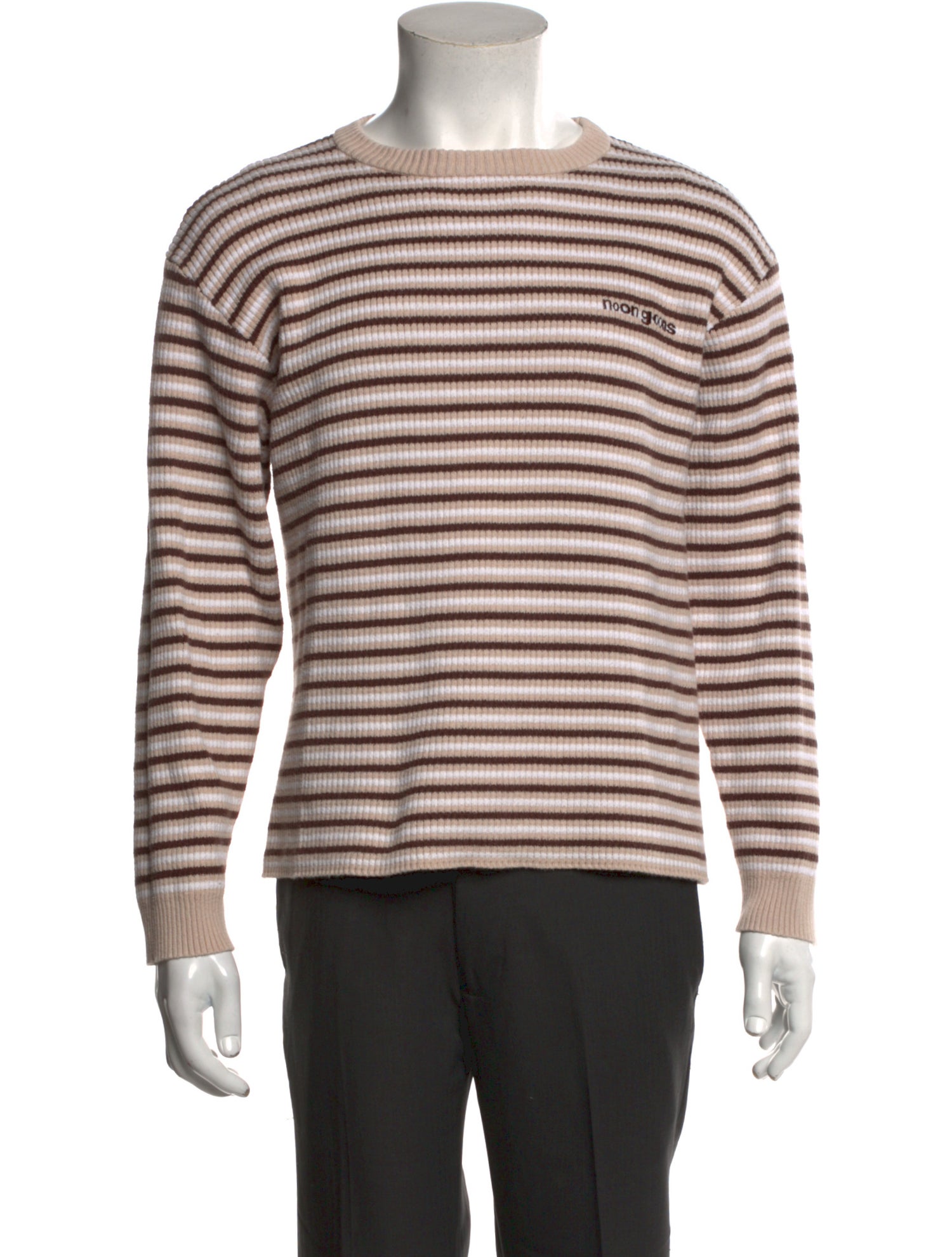 Noon Goons Striped Crew Neck Pullover