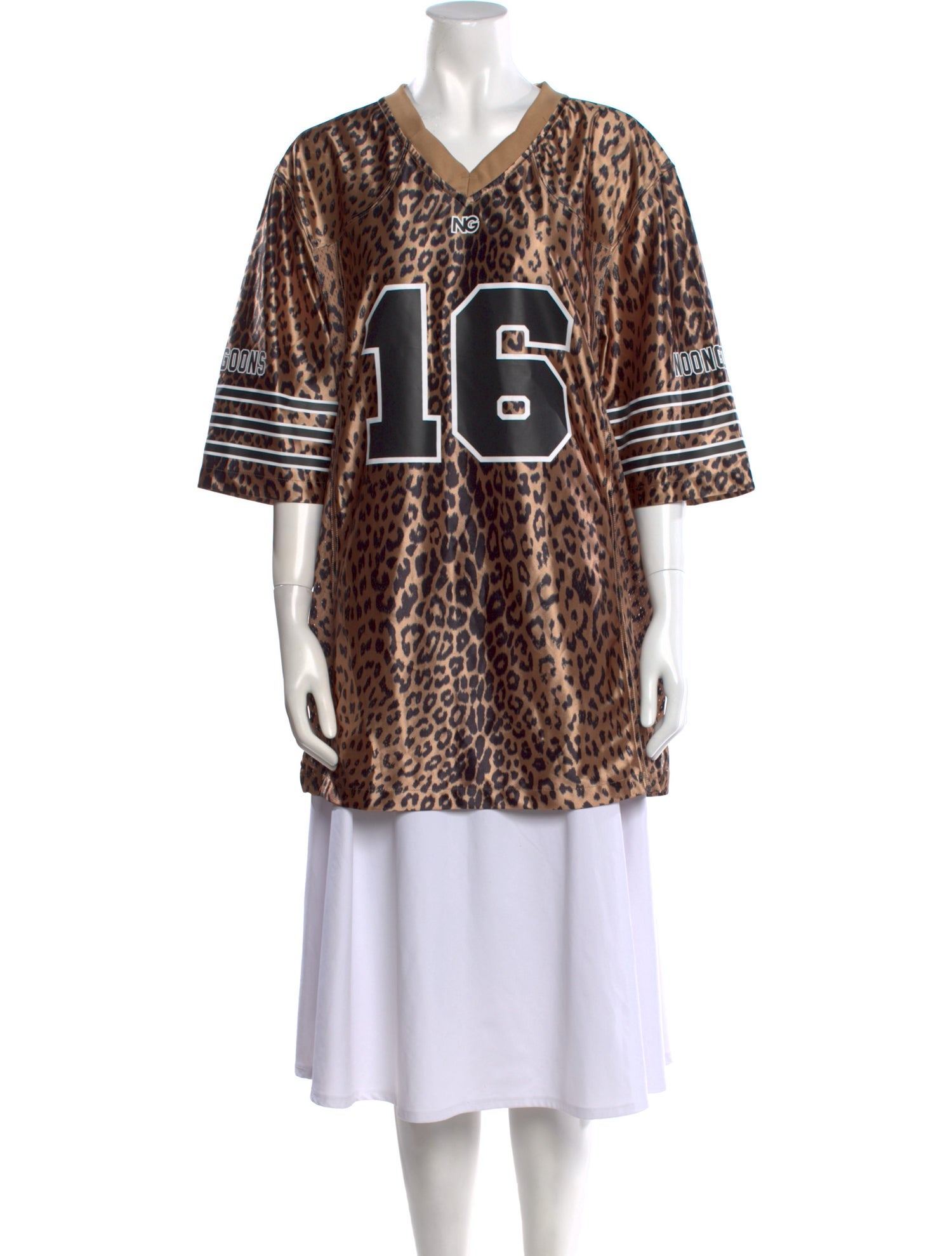 Noon Goons Animal Print V-Neck Tunic