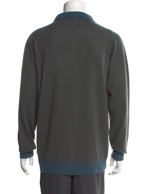 Noon Goons Striped Collar Polo Sweater