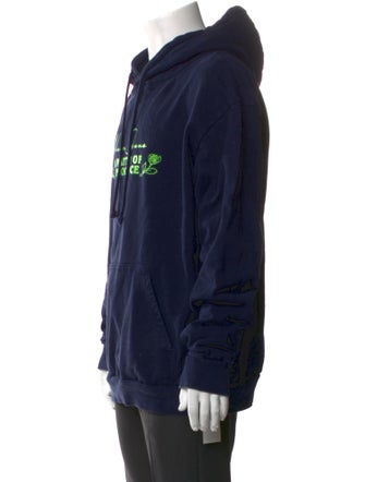 Noon Goons Graphic Print V-Neck Hoodie