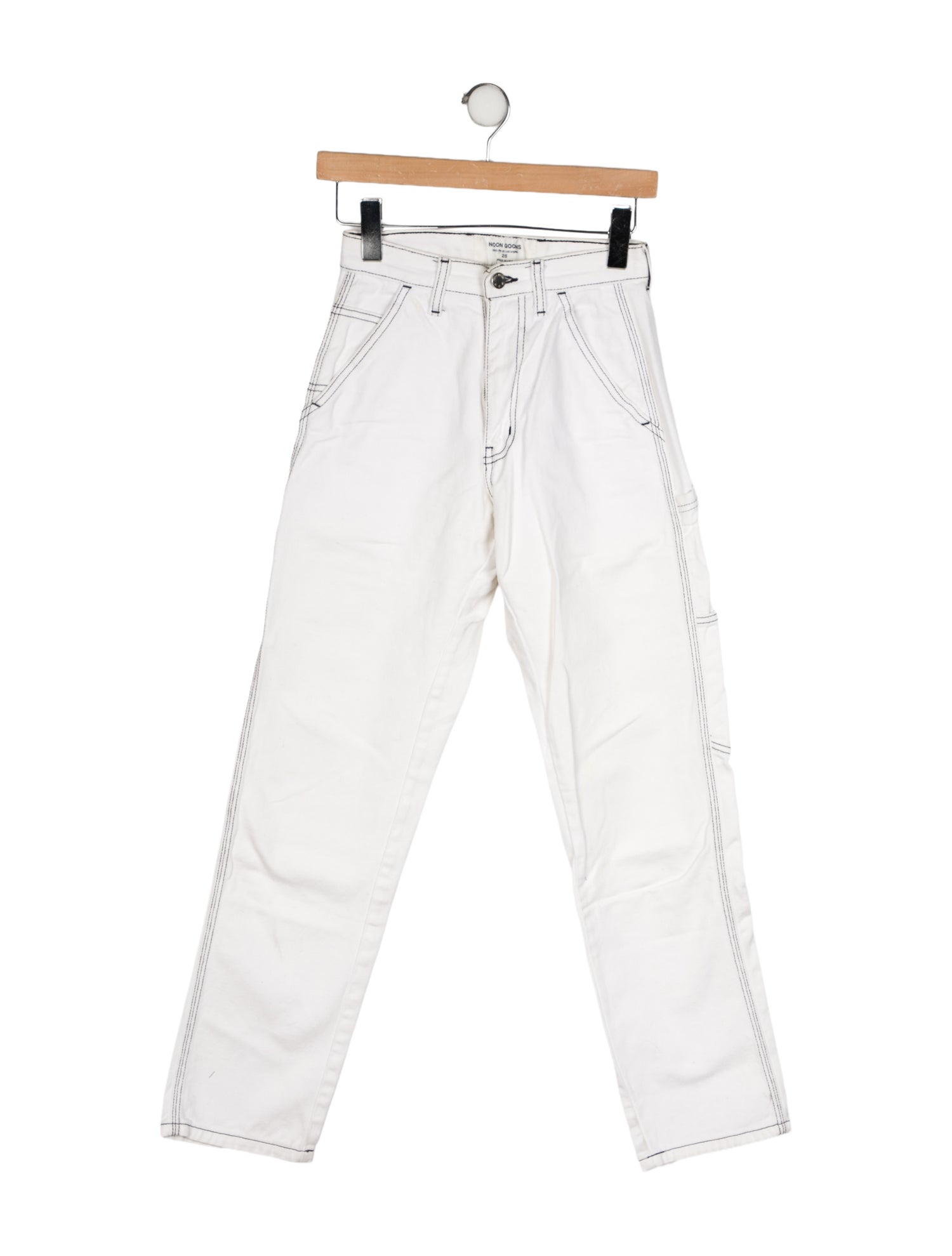 Noon Goons High-Rise Straight Leg Jeans