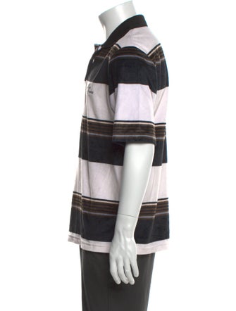 Noon Goons Striped Collar Polo Shirt