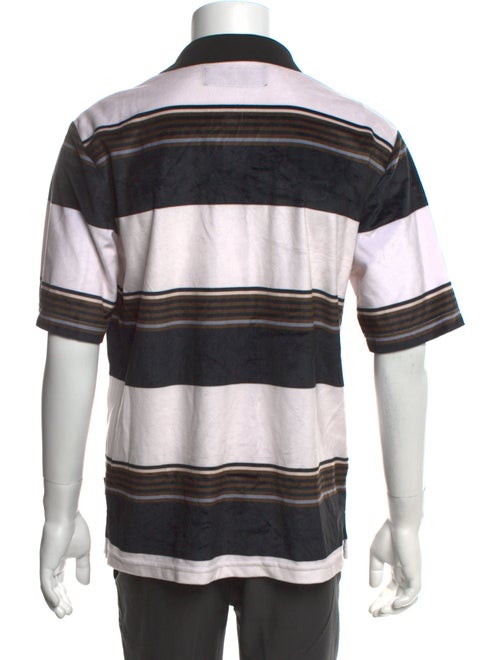Noon Goons Striped Collar Polo Shirt