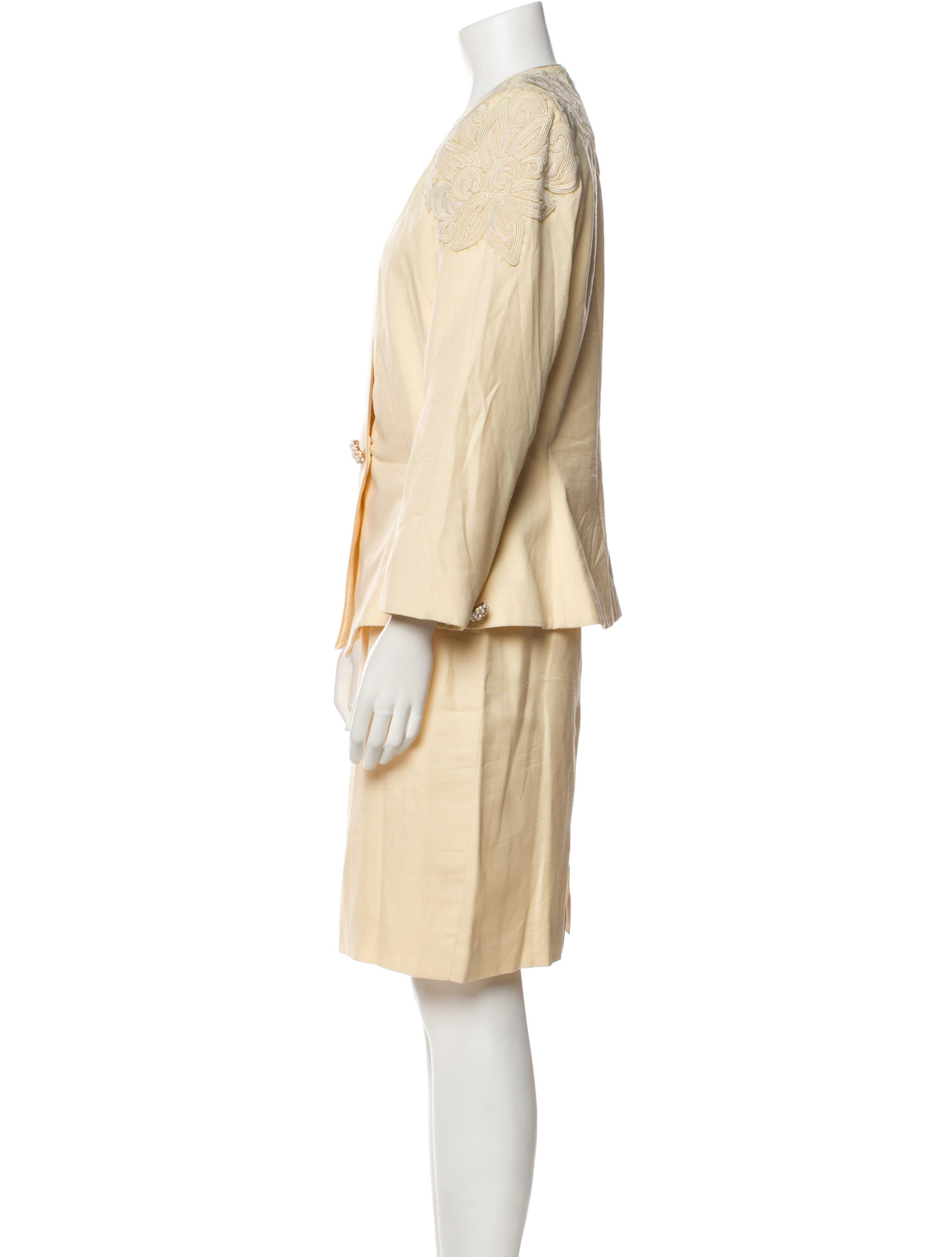 Nolan Miller Vintage 1980's Skirt Suit