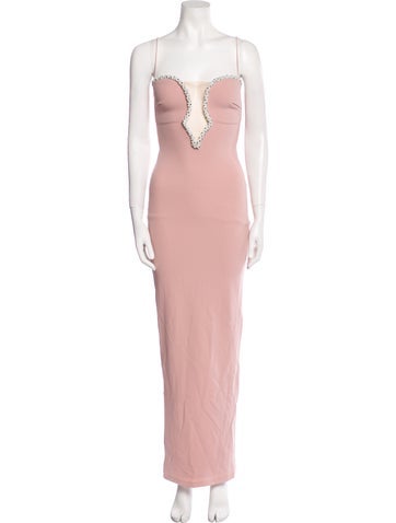 Nookie Dresses Square Neckline Long Dress XS