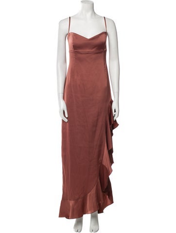Nookie Dresses V-Neck Long Dress L