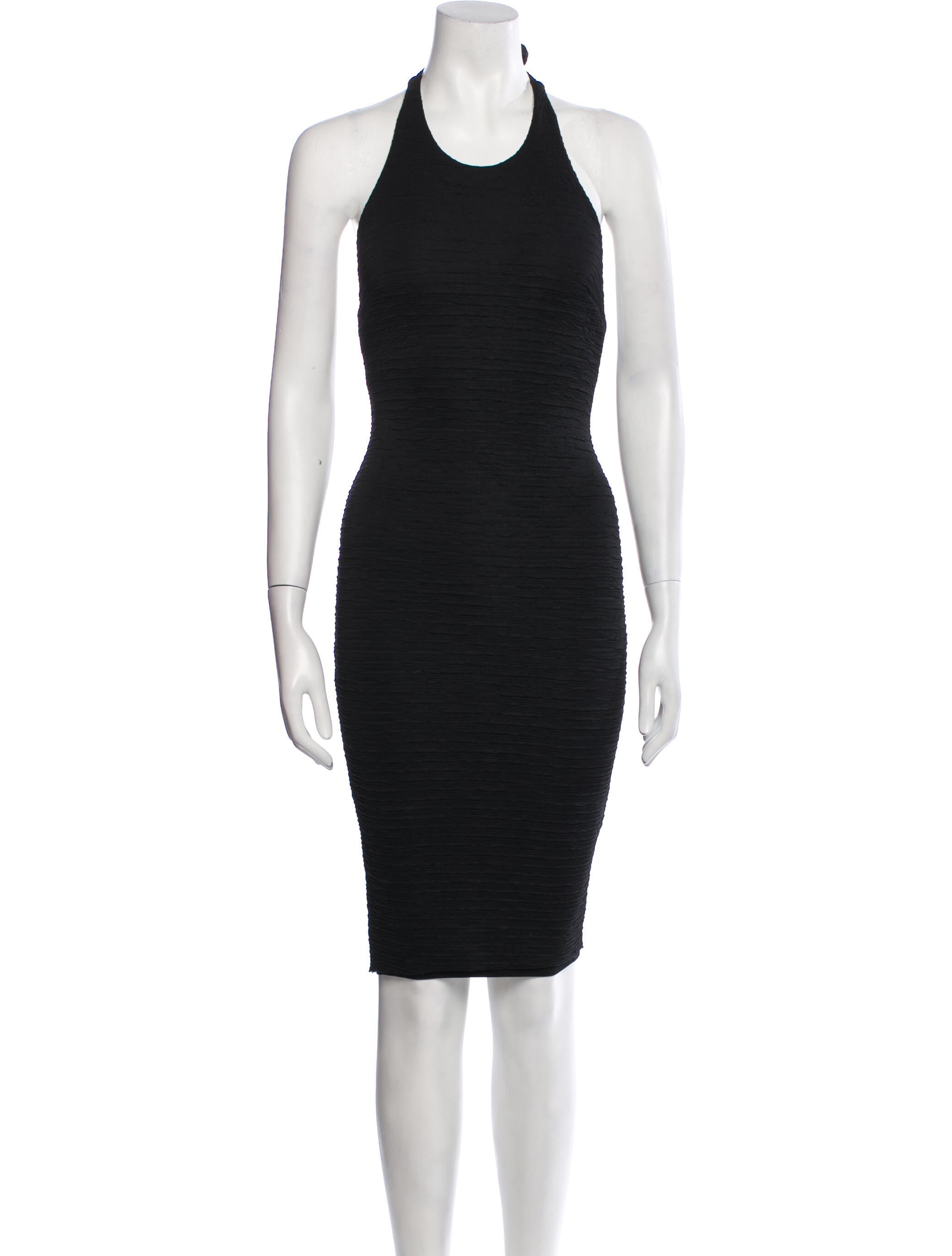 Nookie Halterneck Knee-Length Dress