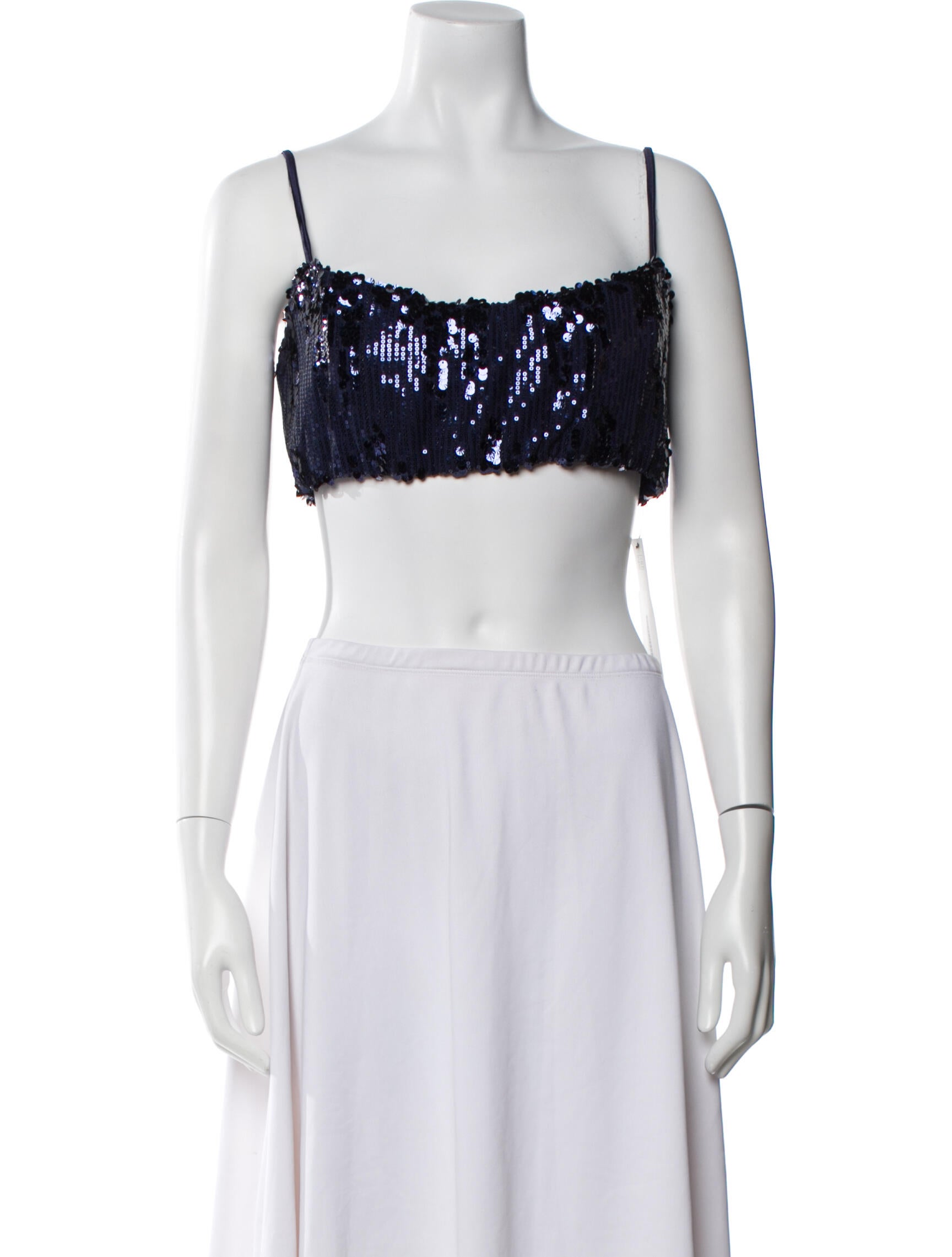 Nookie Square Neckline Sleeveless Crop Top w/ Tags