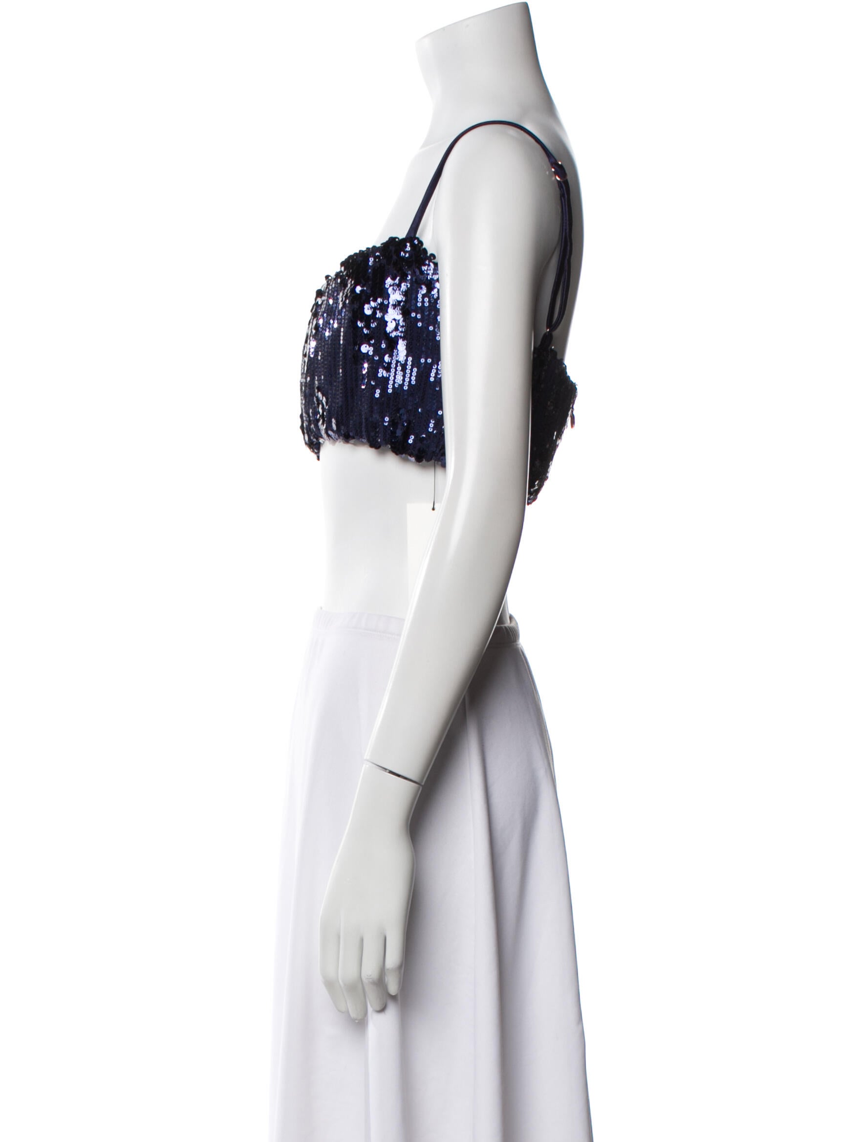 Nookie Square Neckline Sleeveless Crop Top w/ Tags