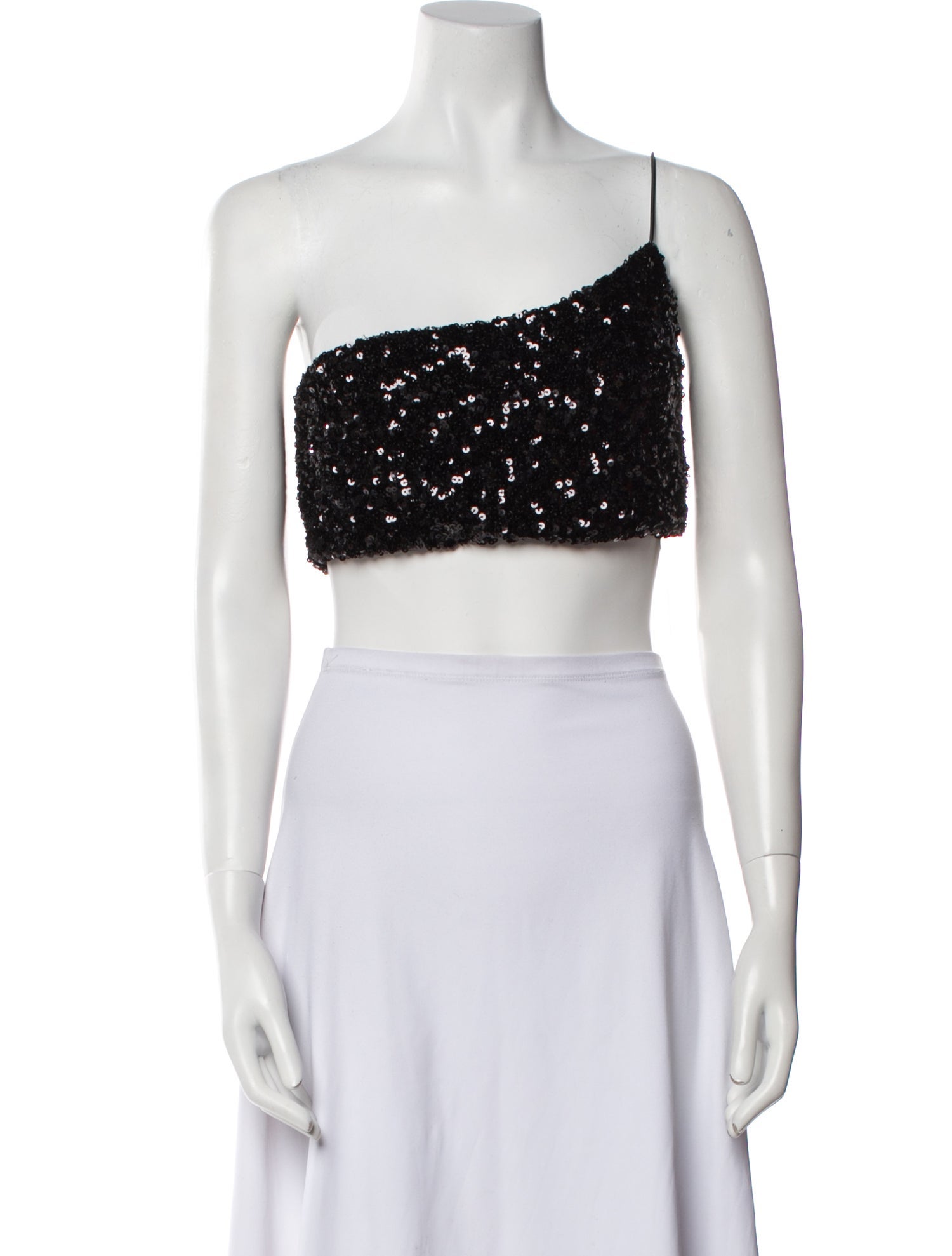 Nookie One-Shoulder Sleeveless Crop Top w/ Tags