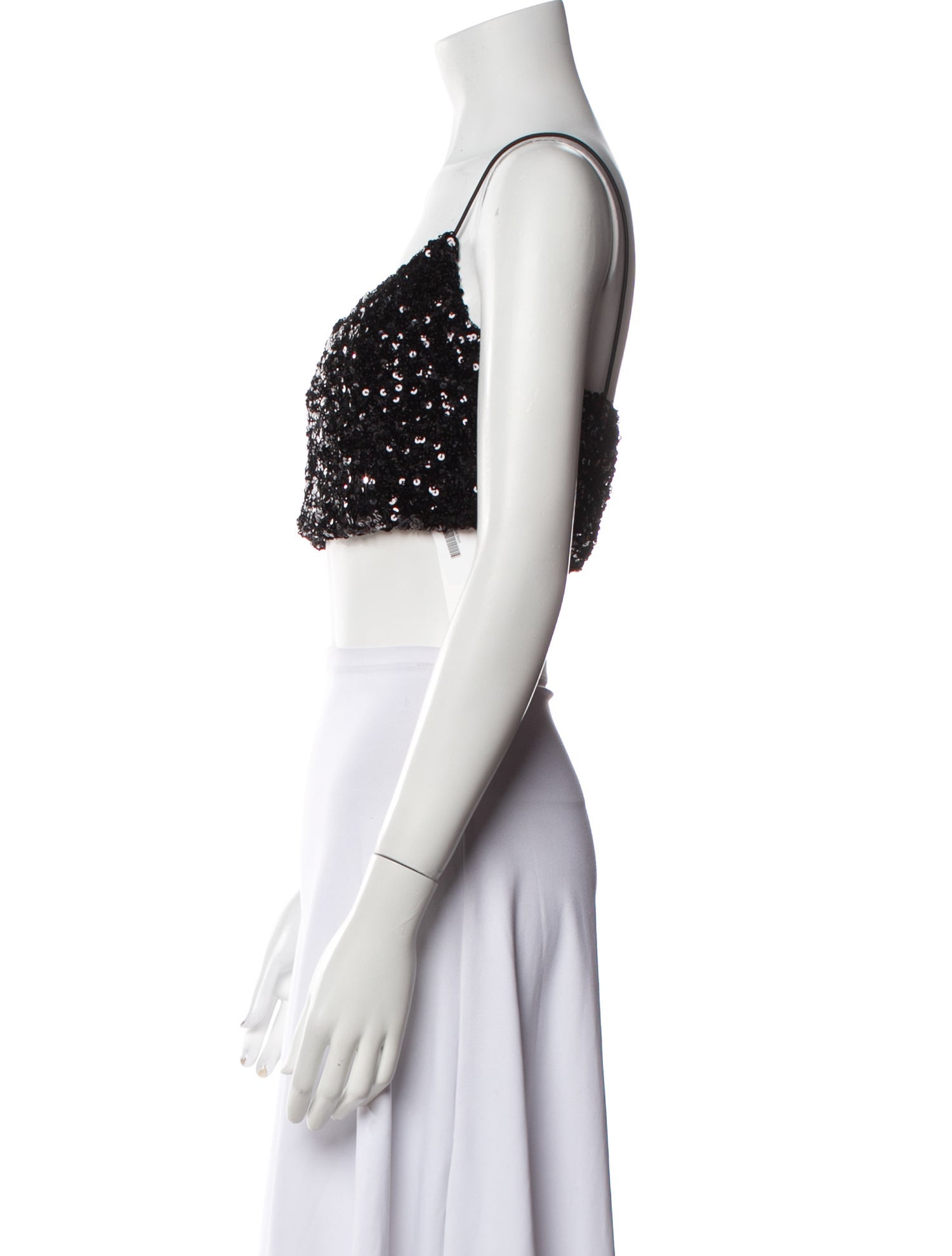 Nookie One-Shoulder Sleeveless Crop Top w/ Tags