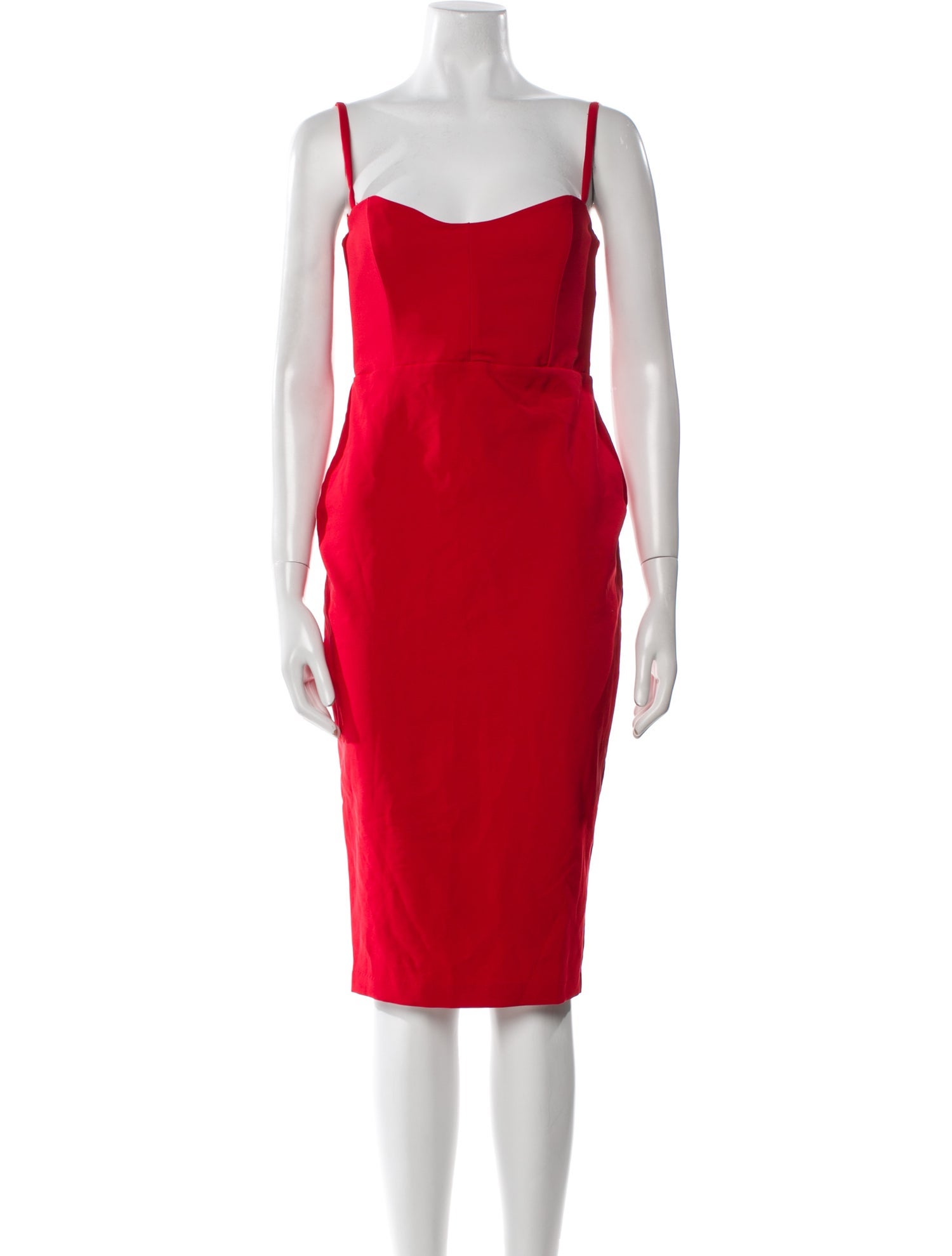 Nookie Square Neckline Knee-Length Dress