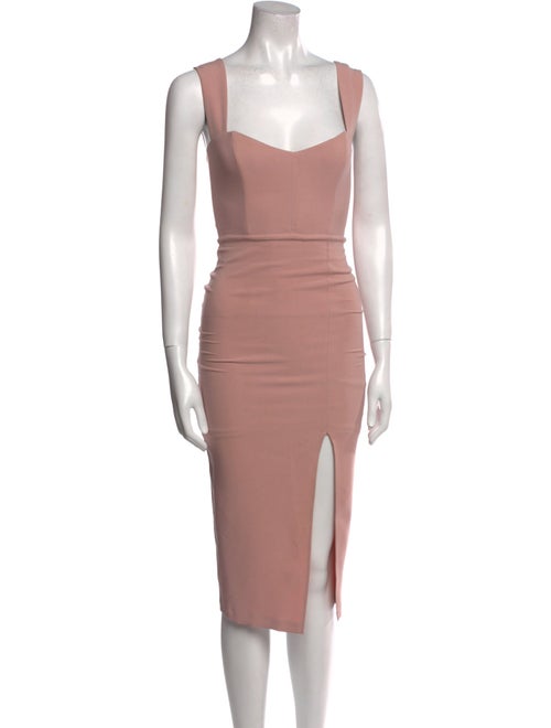 Nookie Square Neckline Midi Length Dress