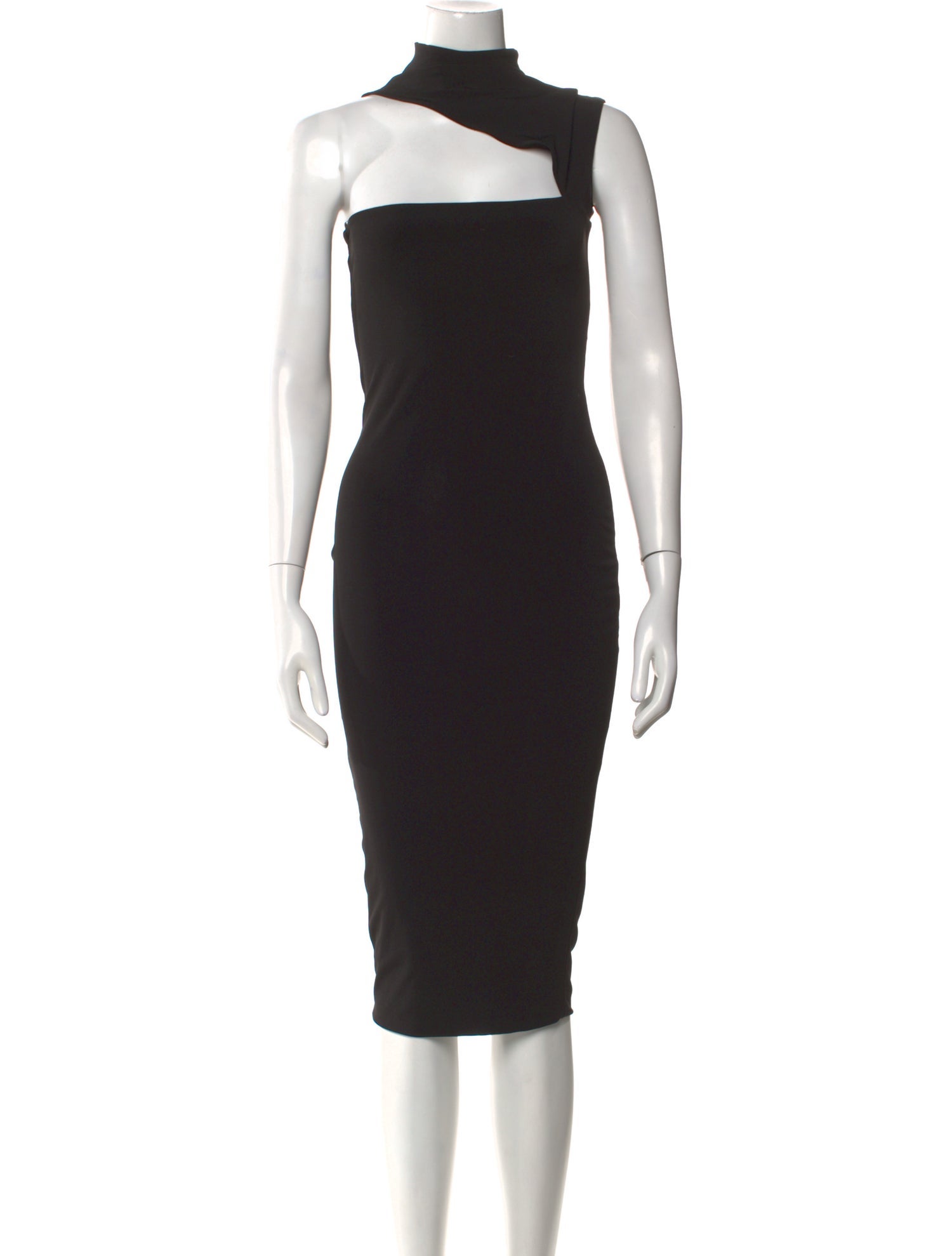 Nookie Mock Neck Midi Length Dress