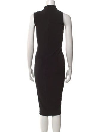 Nookie Mock Neck Midi Length Dress