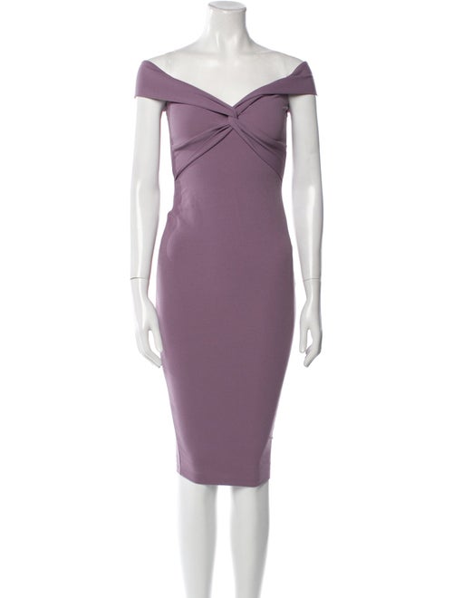 Nookie Off-The-Shoulder Knee-Length Dress