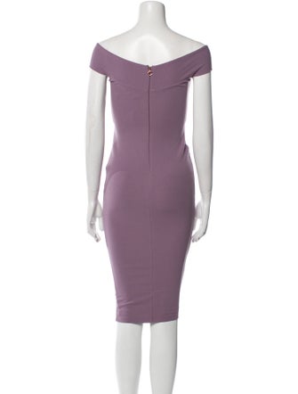 Nookie Off-The-Shoulder Knee-Length Dress