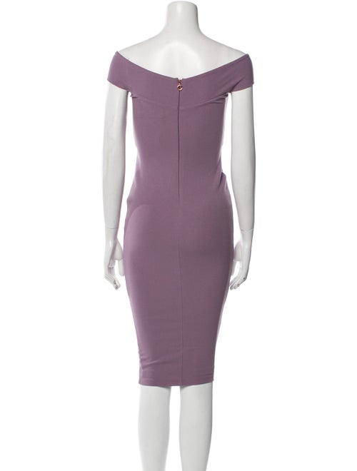 Nookie Off-The-Shoulder Knee-Length Dress