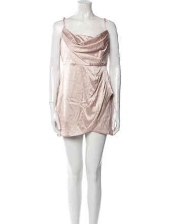 Nookie Cowl Neck Mini Dress