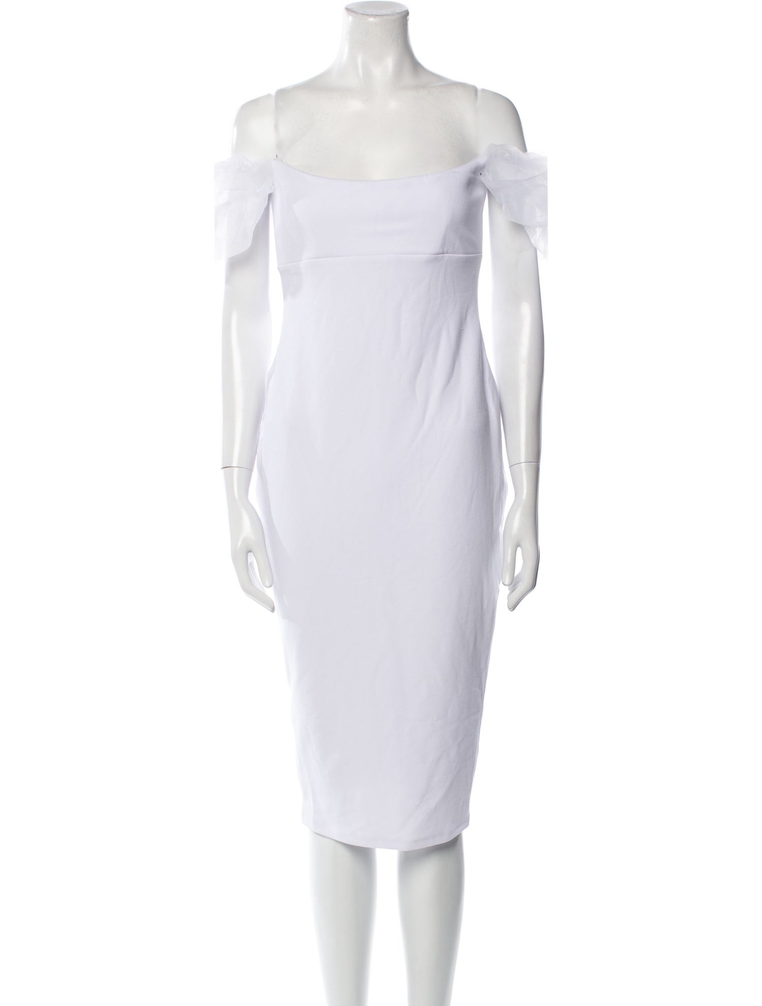 Nookie Bateau Neckline Knee-Length Dress