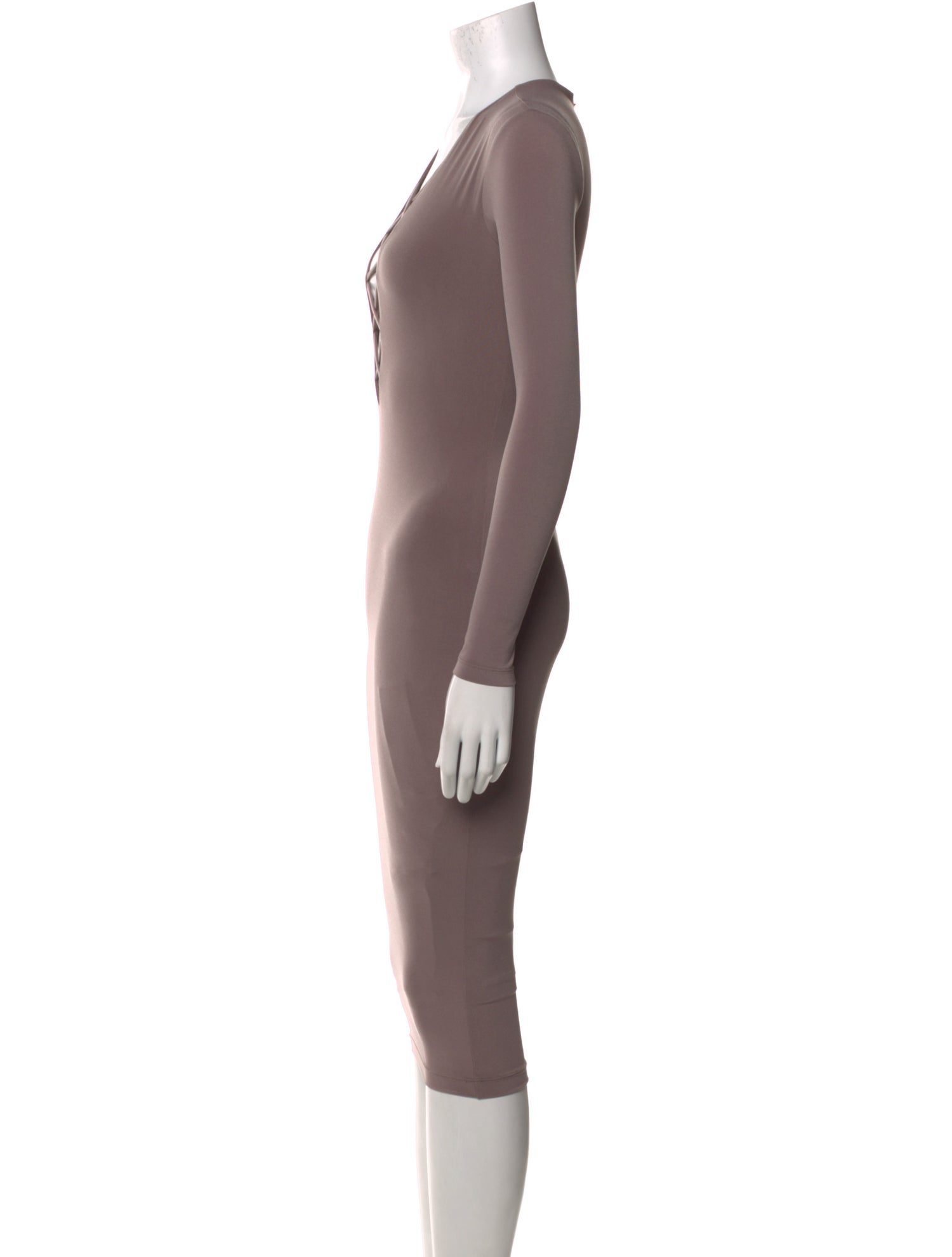 Nookie V-Neck Knee-Length Dress w/ Tags