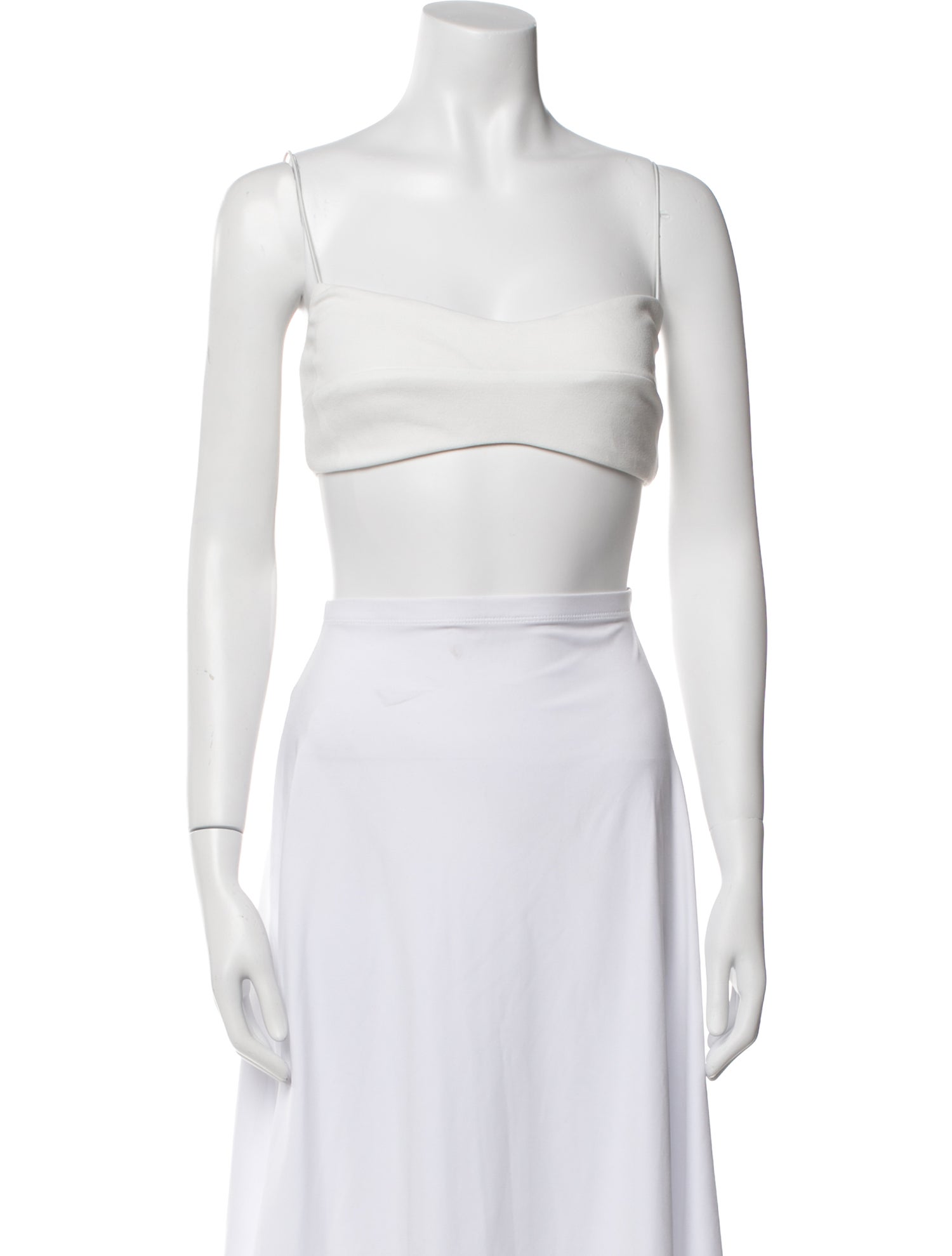 Nookie Square Neckline Sleeveless Crop Top