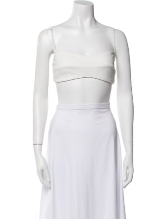 Nookie Square Neckline Sleeveless Crop Top