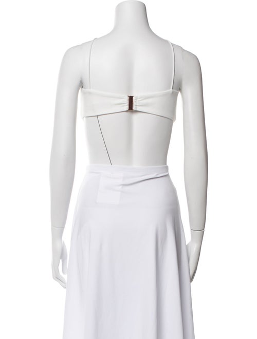 Nookie Square Neckline Sleeveless Crop Top